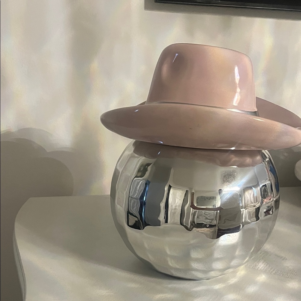 Pink Wide-Brim Hat